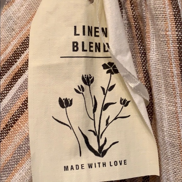 Linen blend Halter sundress NWT - Picture 8 of 9